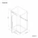Helsinki Matt Black Premium Easy Clean 8mm Hinged Shower Enclosure 1200x900mm