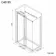 Oslo Matt Black Premium Easy Clean 8mm Sliding Shower Enclosure 1400x800mm