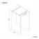 Copenhagen Easy Clean 8mm Walk Through Wet Room Shower Glass Panel 1400mm