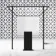 Munich Matt Black Framed 8mm Walk Through Wet Room Shower Glass Panel 1200mm