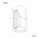 London Matt Black 6mm Bifold Shower Enclosure 900x700mm