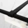 Munich Matt Black Framed 8mm Walk In Shower Enclosure 1400mm & 900mm Glass with Pivotal Return Panel
