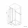 London Brushed Brass 6mm Pivot Shower Enclosure 760x760mm