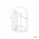 London Brushed Brass 6mm Pivot Shower Enclosure 900x760mm