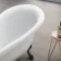 Highbury 1550mm Roll Top Slipper Bath - Black Claw Feet