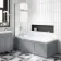 Warwick 1700x700 Traditional Shower Bath & 6mm Easy Clean Screen