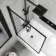 Dover 1700x750 Keyhole Shower Bath & 6mm Easy Clean Matt Black Framed Bath Screen