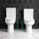 Denver Rimless Comfort Height Close Coupled Corner Toilet With Soft Close Slim Seat