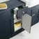 Monaco Inky Blue Combination Vanity Traditional Basin and Boston Toilet 1500mm