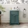 Milos Mystic Green Basin Vanity 500mm - Brushed Handles