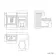 Monaco Chalk White Combination Vanity Traditional Basin and Hudson Toilet with Wooden Seat 1200mm - Brass Knurled Handles