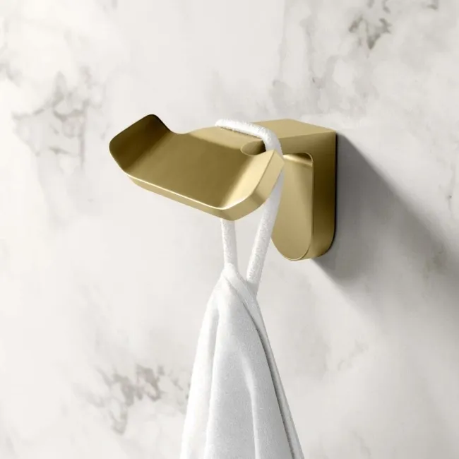 Eloise Brushed Brass Robe Hook