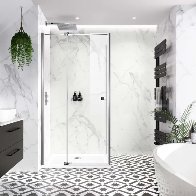 Vienna Easy Clean 8mm Hinged Shower Enclosure 1100x800mm