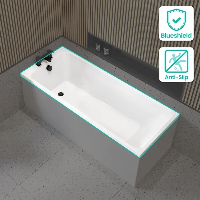 Witney 1700x700 Square Single Ended Bath