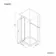 London 6mm Pivot Shower Enclosure 900x700mm