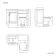 Bermuda Graphite Grey Combination Vanity Basin and Hudson Toilet with Wooden Seat 1000mm