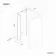 Copenhagen Easy Clean 8mm Wet Room Shower Glass 900mm & 250mm Return Panel