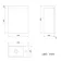 Trent Stone Grey Cloakroom Wall Hung Basin Vanity 400mm