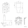 Portland Fully Back to Wall Close Coupled Toilet With Soft Close Slim Seat