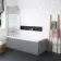 Stone Grey Wooden Bath End Panel 700mm