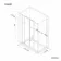 London Matt Black 6mm Sliding Shower Enclosure 1200x700mm