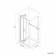 London Brushed Brass 6mm Bifold Shower Enclosure 700x700mm