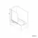 Abingdon 1500mm Roll Top Shower Bath - Black Claw Feet & 6mm Easy Clean Screen