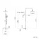 Lismore Essential Square Thermostatic Rigid Shower Set