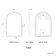 Maya Battery Operated Matt Black Arched LED Mirror 750x500mm