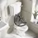 Hudson Traditional Low-Level Toilet With Graphite Grey Seat & Pedestal Basin - Double Tap Hole