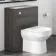 Charcoal Elm Back To Wall Unit and Miami Toilet