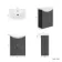 Capri Slate Grey Vanity with Semi Recessed Basin 650mm - Traditional Handles