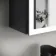 Esme Matt Black Illuminated LED Mirror Cabinet With BLUETOOTH Speaker 700x500mm