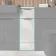 Sicily Fluted Coastal White Side Cabinet Unit 300mm - Chrome Handles