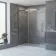 Trepanel Aqua Luxe® Grey Marble Effect Satin SPC Wall Panel 4 Pack (Covers 2.80 SQM)