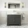 Lucia Graphite Grey Vanity with Marble Top & Oval Counter Top Basin 1030mm