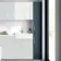 Harper Navy Blue Floor Standing Tall Cabinet Unit 1900x300mm