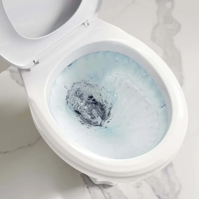 Hudson Traditional Close Coupled Toilet With High-level Cistern & Pedestal Basin Set - Double Tap Hole
