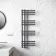 Madrid Anthracite Designer Heated Towel Rail 1200x450mm