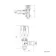 Chrome Thermostatic Angled Radiator Valve (Pair) Standard 15mm