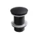 Matt Black Dome Top Pop Up Basin Waste - Unslotted