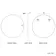 Paris Black Framed Round Bathroom Mirror 800mm