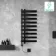 Palermo Electric Matt Black Designer Heated Towel Rail 1000x450mm