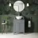 Bermuda Dove Grey Vanity With Round Counter Top Basin 600mm