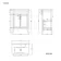 Bermuda Chalk White Basin Vanity 600mm