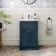 Milos Navy Blue Basin Vanity 500mm - Brushed Handles