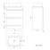 Trent Stone Grey Vanity Drawer with Curved Counter Top Basin 600mm