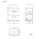 Avon Stone Grey Vanity Drawer with Curved Counter Top Basin 600mm - Black Accents
