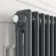 Athens Anthracite Double Column Vertical Traditional Radiator 1500x380mm