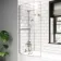 6mm P Shaped Easy Clean Bath Screen with Towel Rail